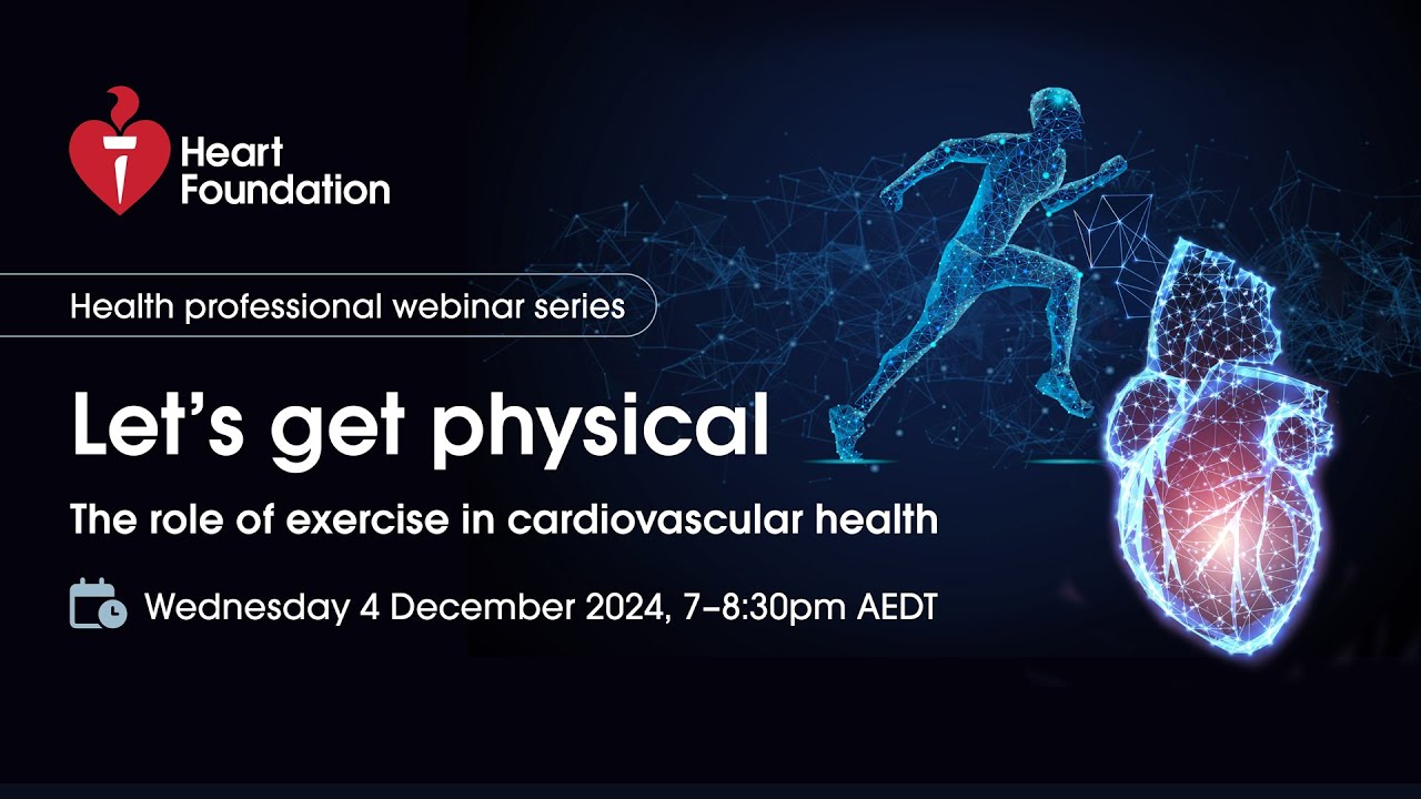 Webinar | Let’s get physical: The role of exercise in cardiovascular health