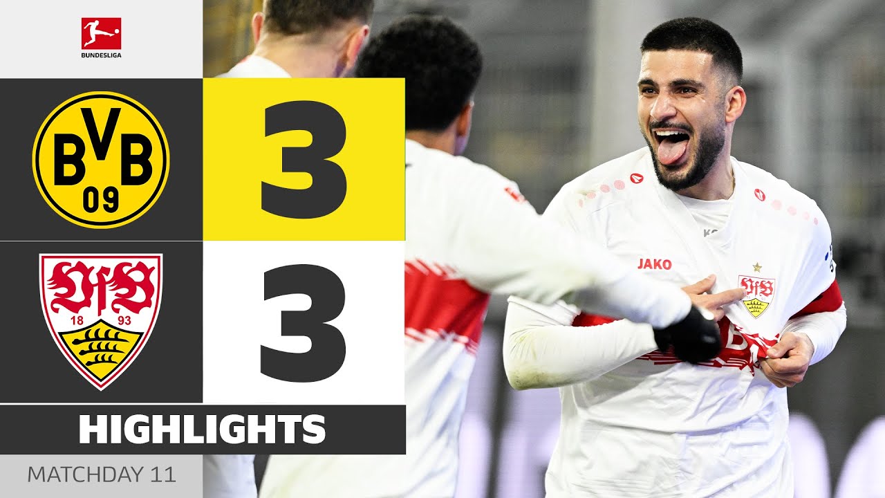 Hattrick-Hero Undav Secures Point! | BORUSSIA DORTMUND - VFB STUTTGART | HL | MD 11 &ndash; Bundesliga