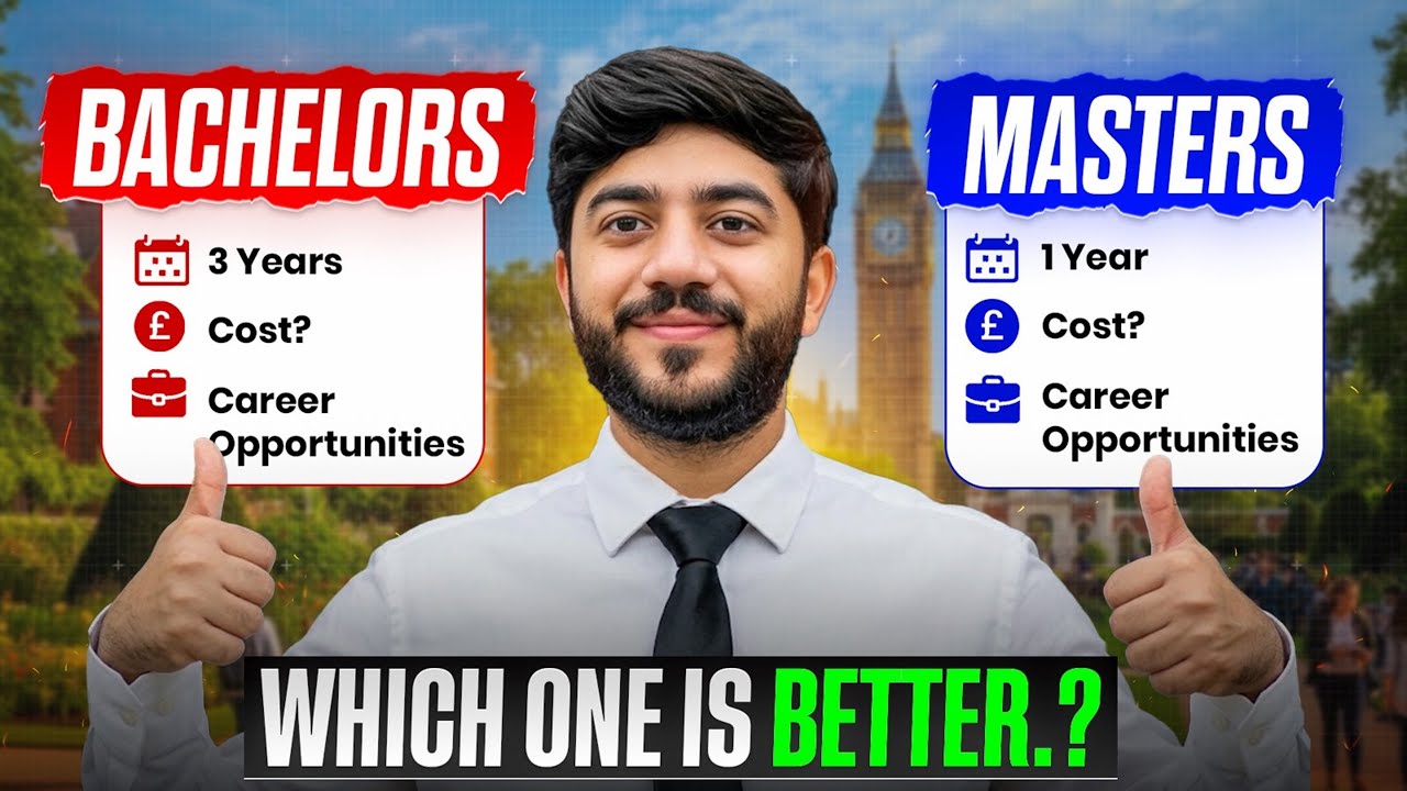 Bachelors vs Masters Degree in UK 🇬🇧 Which One is Better for you in 2026.?