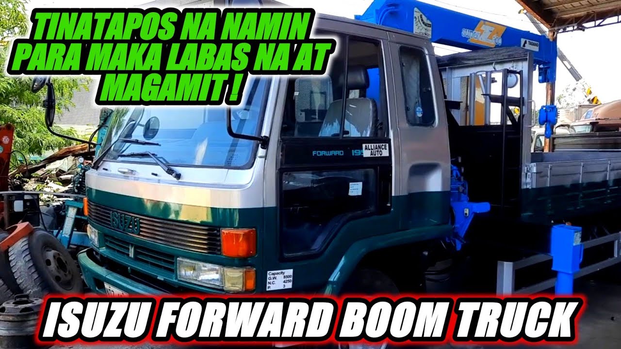 ISUZU FORWARD BOOM TRUCK JAPAN SURPLUS - MAGKANO?