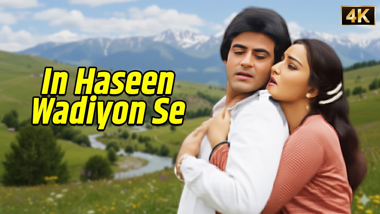 In Haseen Wadiyon Se ❤️ | 4K | Lata Mangeshkar & Suresh Wadkar | Jeetendra - Reena Roy Romantic Duet