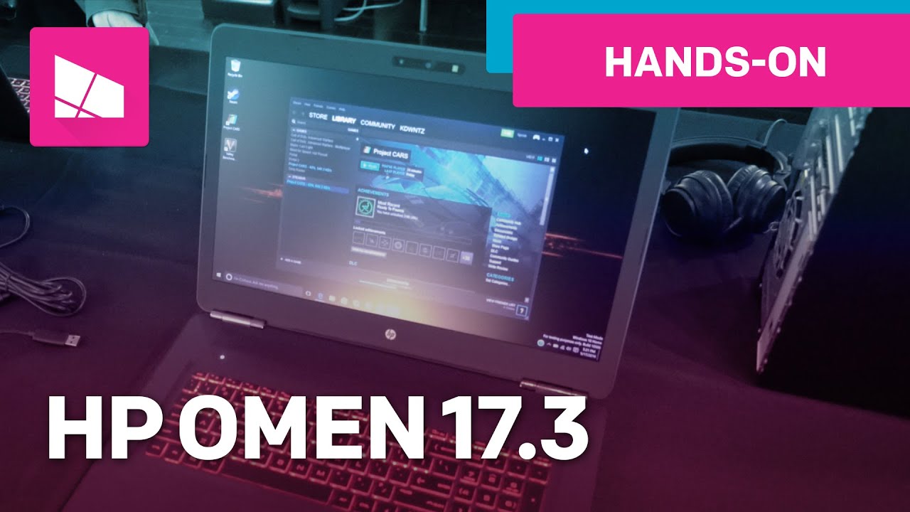 HP OMEN 17.3 laptop hands-on