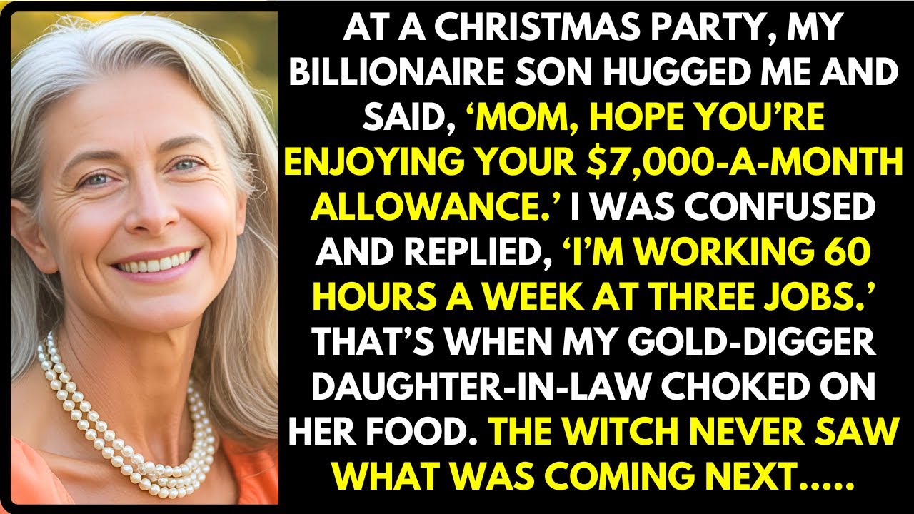 At Christmas, My Billionaire Son Asked If I Got My $7K Allowance. I was Confused—Then My DIL Choked