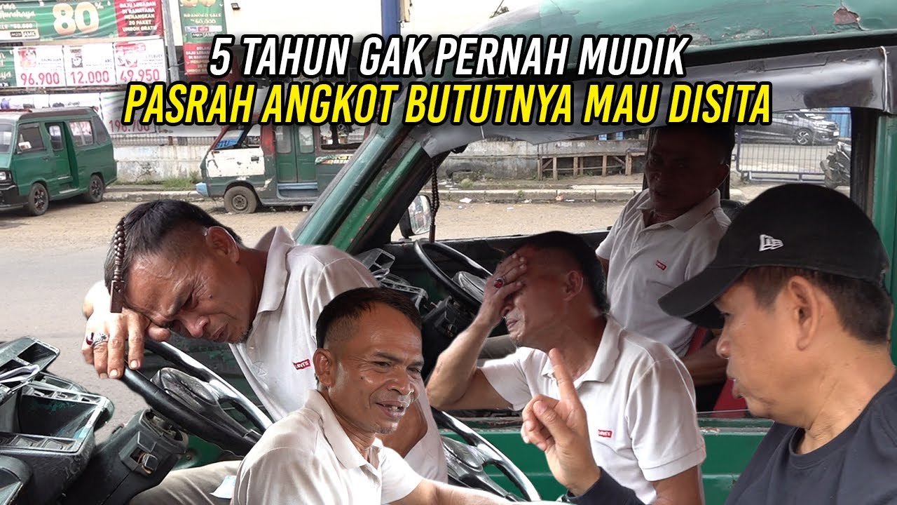 5 TAHUN NGGAK PERNAK MUDIK | ANGKOT BUTUT MAU DISITA | MANG SAEFULLOH HANYA BISA PASRAH