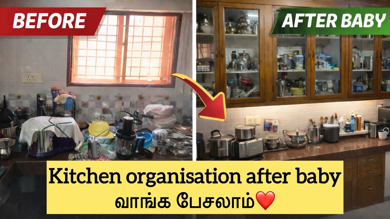 After baby என் கிச்சன் இப்படிதான் மாறிடுச்சு 🥺❤️|Tamil mom vlog