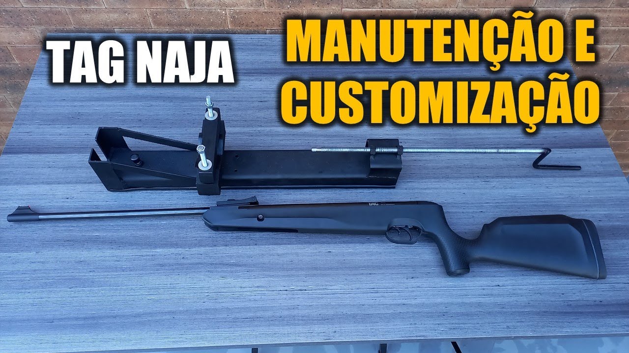 COMO INSTALAR GAS RAM TAG NAJA 45KG ELITE AIRGUNS