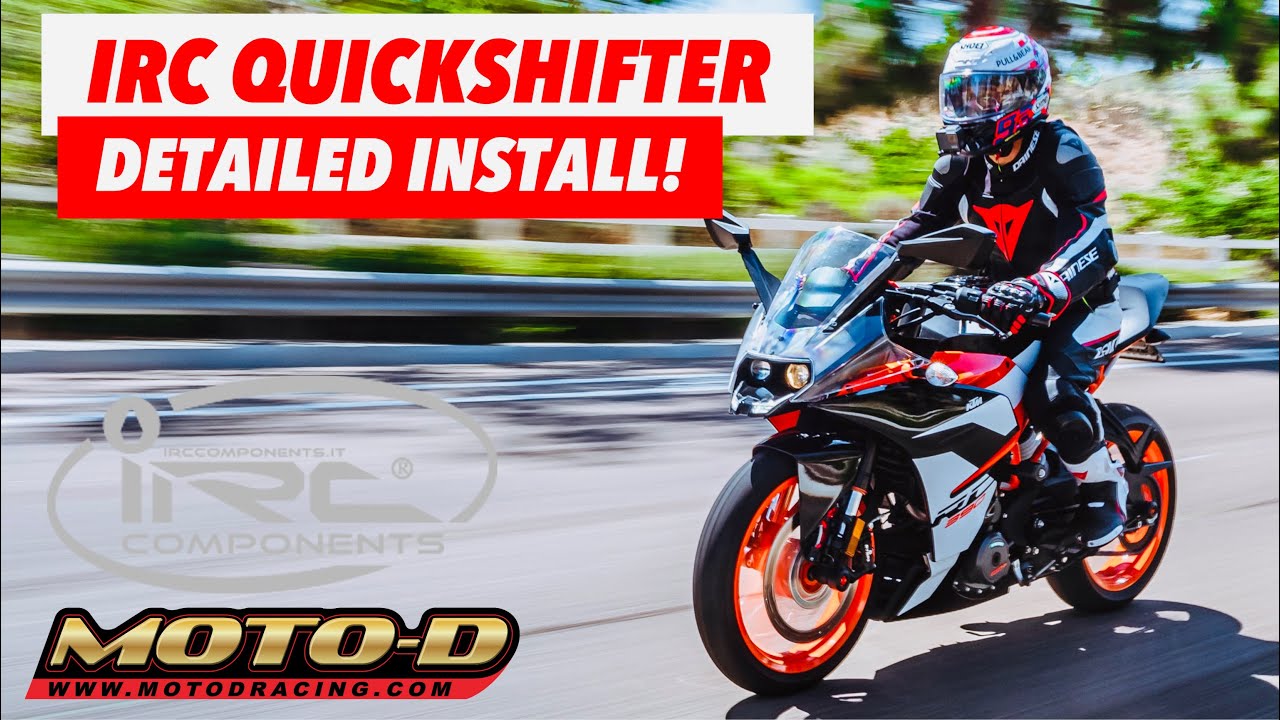 Подробная установка квикшифтера IRC KTM RC390! [2015-2020]