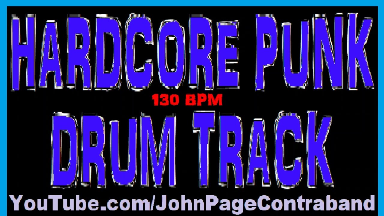 Hardcore Punk Drum Track 130 bpm