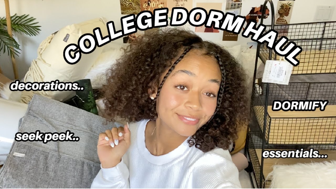 COLLEGE DORM HAUL | essentials, decor, etc.