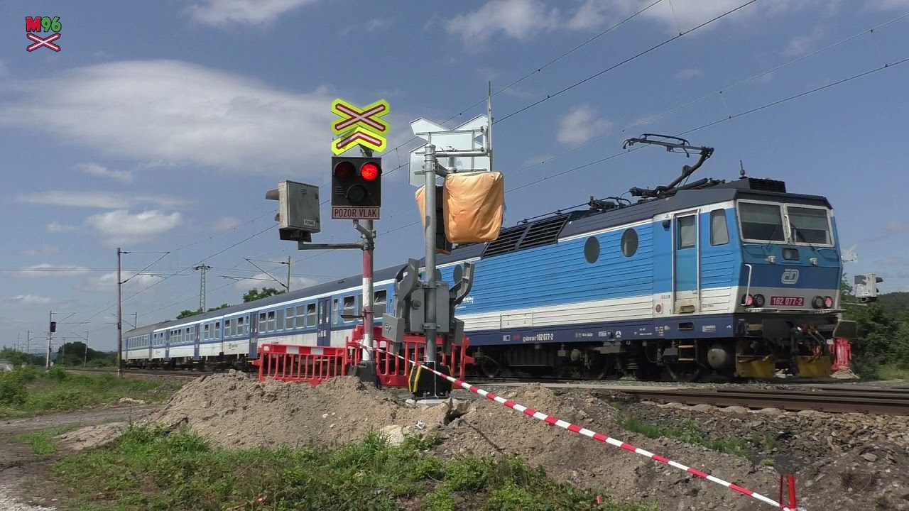Železniční přejezd Štětí-Počeplice [P2946] - 19.7.2021 / Czech railroad crossing