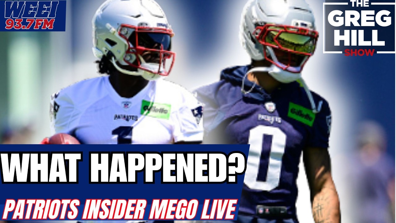 Christian Gonzalez/A.J. Brown TENSION/BEEF Brewing?! Patriots Insider Mego LIVE ||The Greg Hill Show