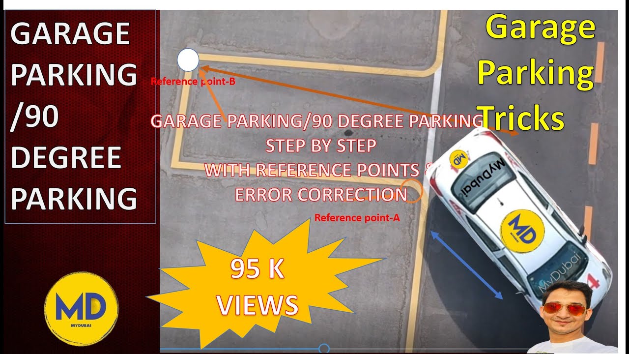 GARAGE PARKING | 90 DEGREE PARKING | RTA SMART YARD PARKING| GARAGE PARKING TUTORIAL DUBAI