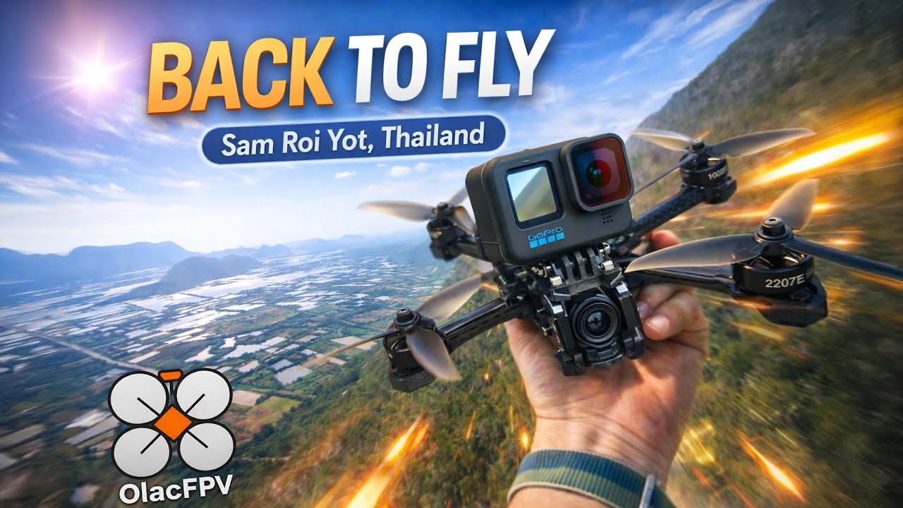 Back to fly - Sam Roi Yot, Thailand