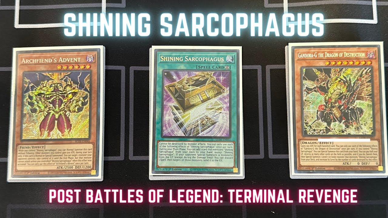 COMPETITIVE Shining Sarcophagus Deck Profile [Post Battles of Legend] w/ Side Deck 2024