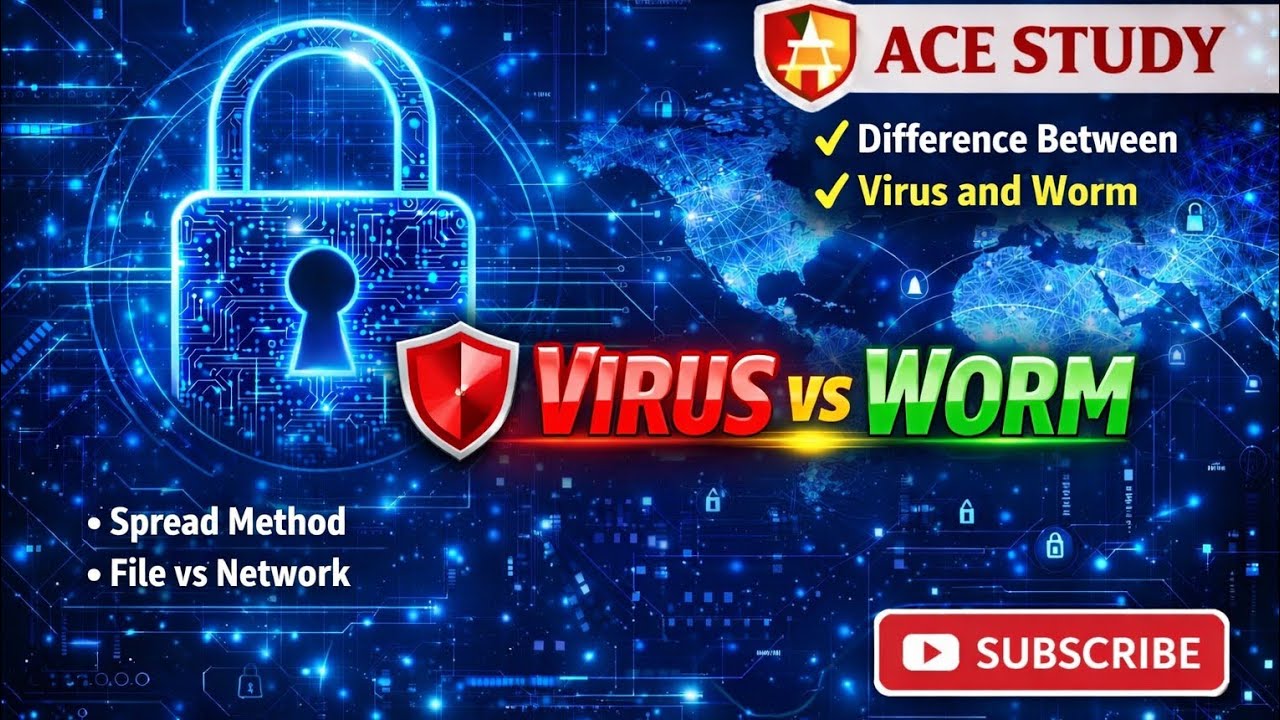 HP-JOA IT  Virus vs Worms (asaan bhasha me) # joa # banks # patwari other competitive exams 