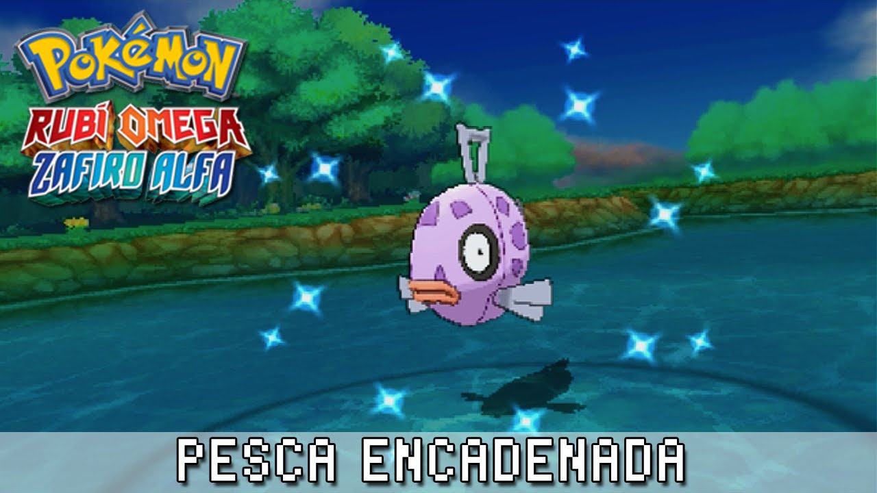 Pesca Encadenada (Consigue Pokémon variocolor / shiny) ~ Pokémon Rubí Omega & Zafiro Alfa