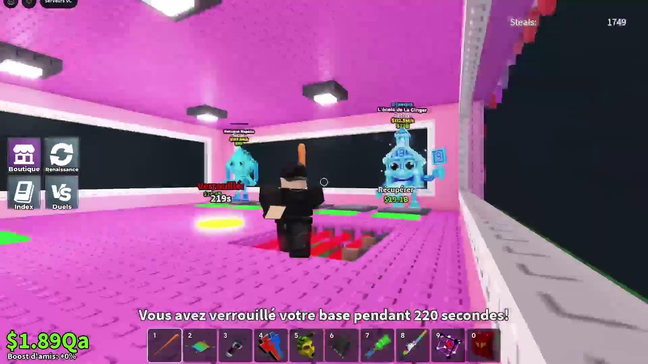Live roblox steal en public