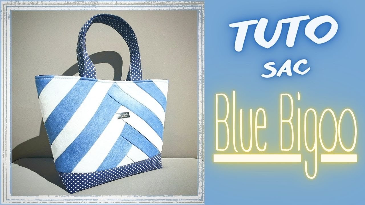 Tuto #DIY #Patchwork #Recyclage ♻️ #Jean's : Coudre Le Sac BLUE BIGOO 🥰