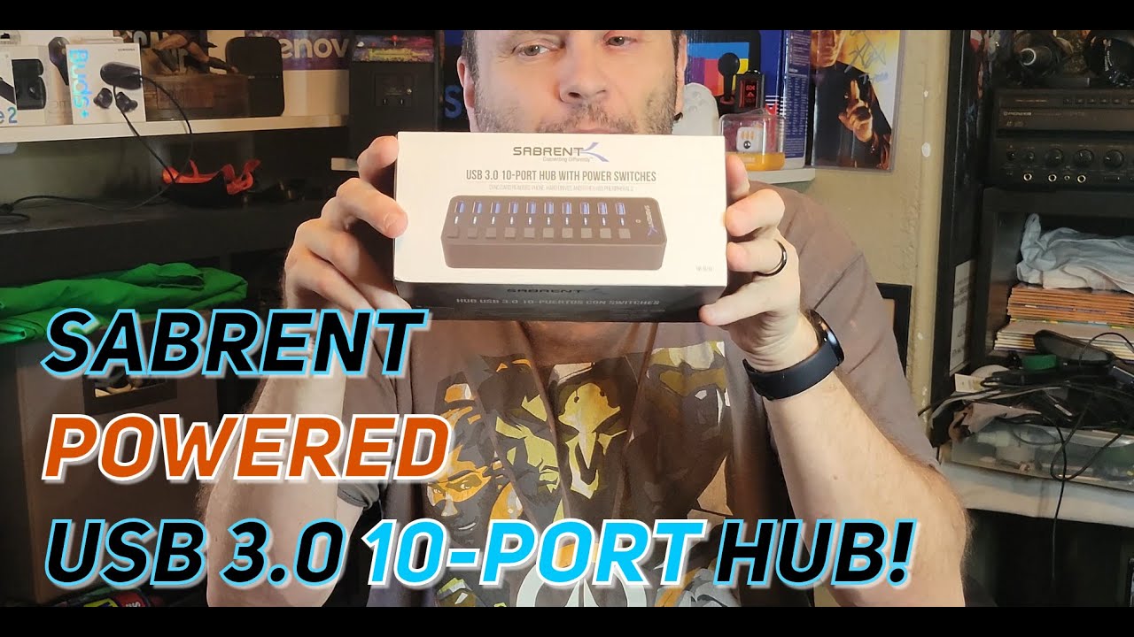Sabrent 10-Port 60W USB 3.0 Data Hub (HB-BU10)