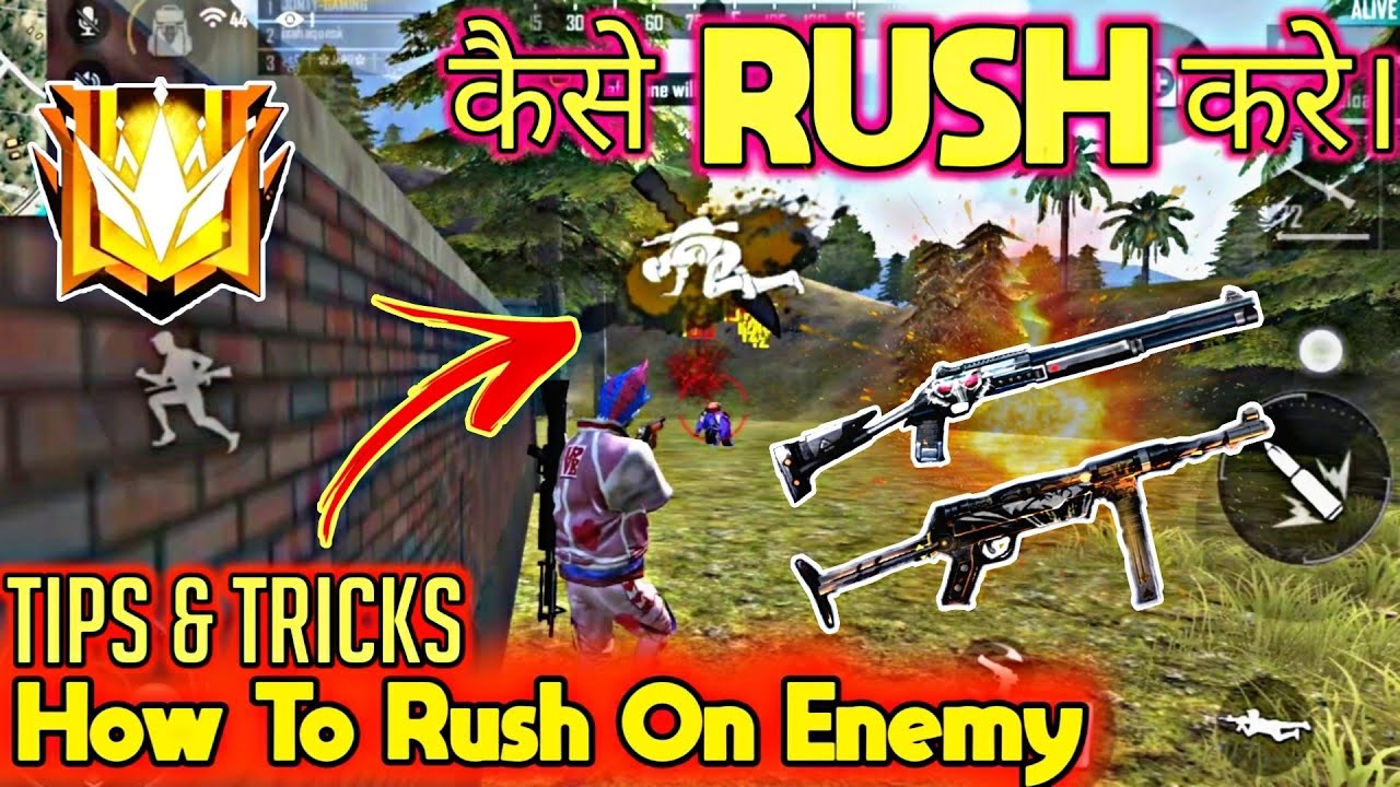 HOW TO RUSH ON ENEMY IN SOLO RANK MATCH - #JONTYGAMING - GARENA FREEFIRE BATTLEGROUND
