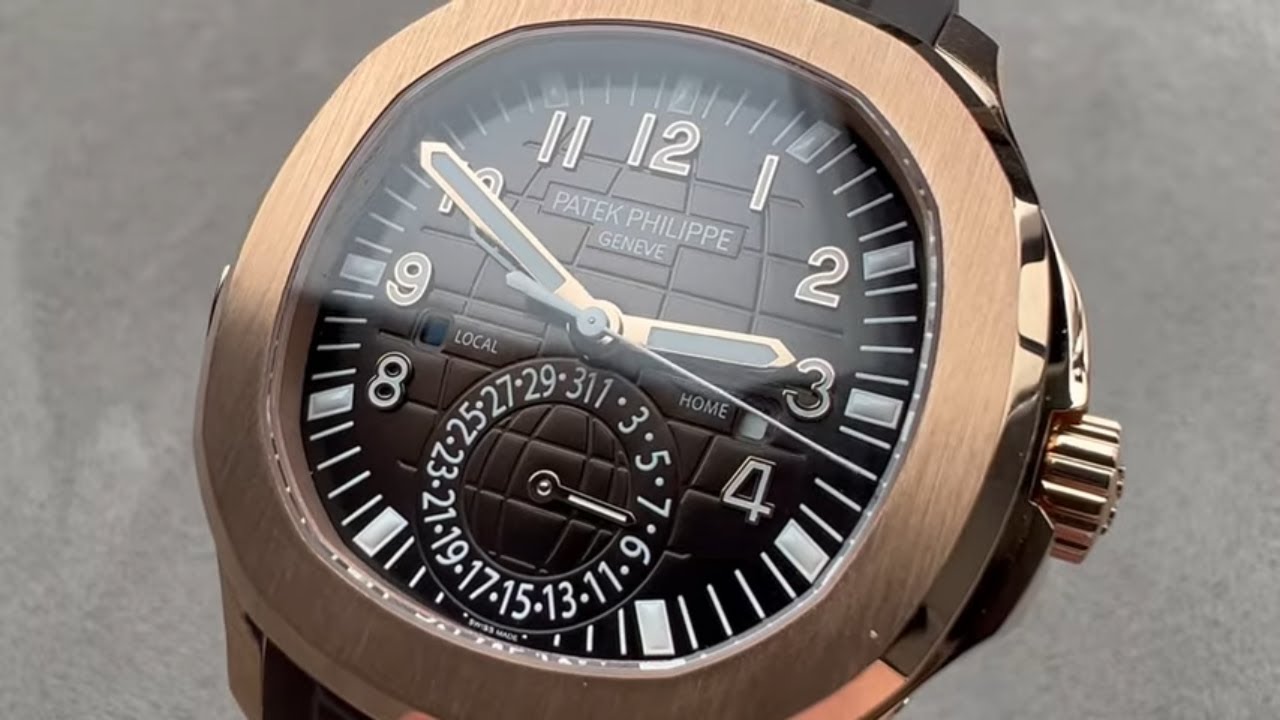 Patek Philippe Aquanaut Travel Time 5164R-001 - Rose Gold Hasnds-On Review & Features