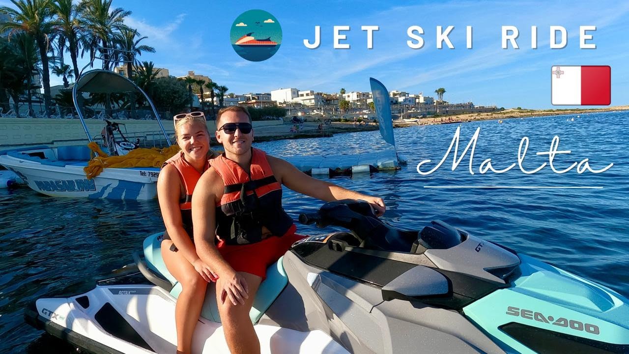 Riding the waves in Malta 🌊 Jet Ski adventures 🚤