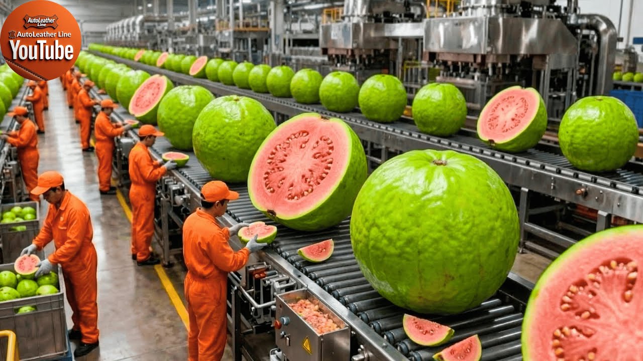 Inside a Modern Guava Factory: From Fresh to Premium Guava Juice (The Whole Process)