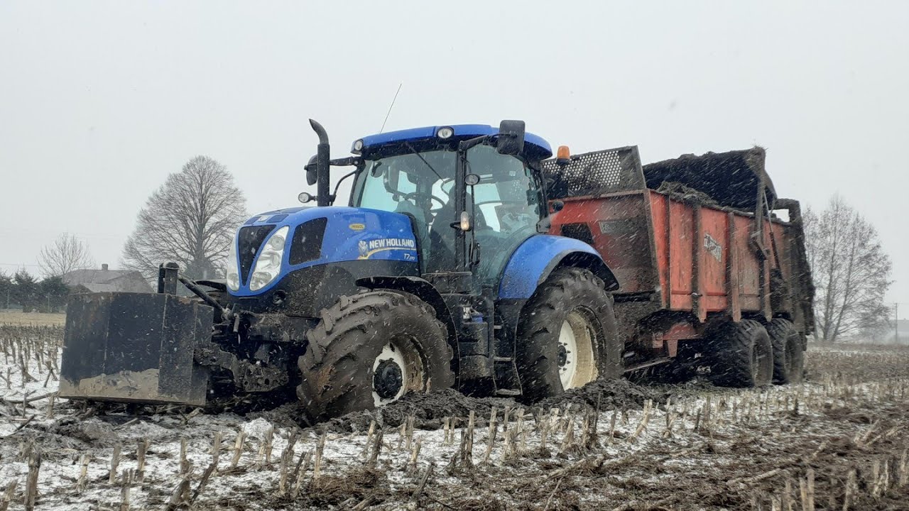 🔥Extremalny wywóz obornika w ciężkich warunkach z firmą Sław-Rol🔥Mega Wtopa🔥AgroJarek🔥