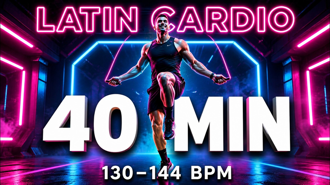 👉 LATIN CARDIO WORKOUT 🔥 40 Min Dance Fitness Mix (130–144 BPM)