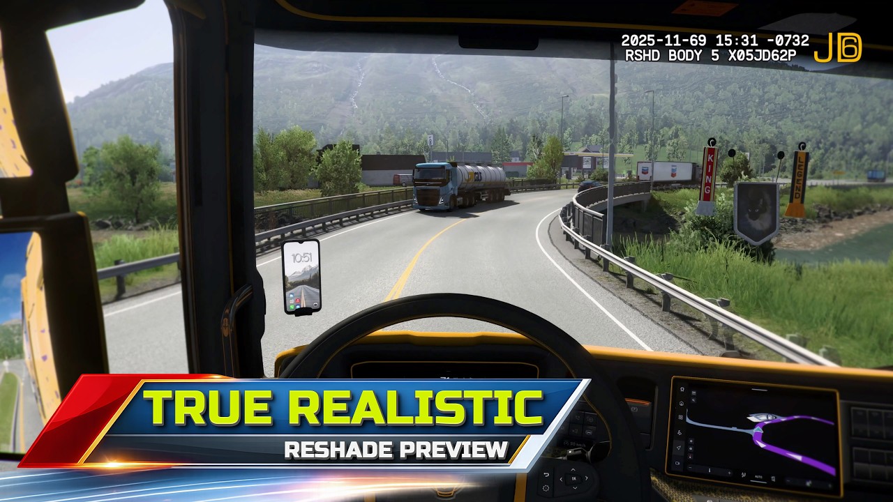 TRUE REALISTIC RESHADE - ETS 2 [4K60]