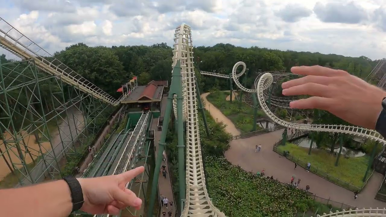 Python | Efteling | 4K Front Row POV