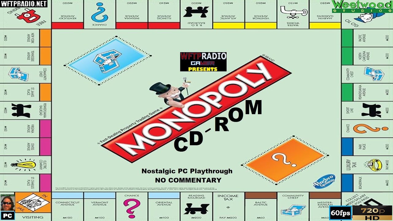 Monopoly CD-ROM Nostalgic PC Playthrough NO COMMENTARY [WFTPRadio Gamer]