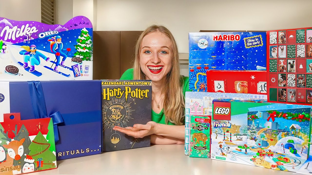 OTWIERAMY 10 NAJFAJNIEJSZYCH KALENDARZY ADWENTOWYCH! (vlogmas)