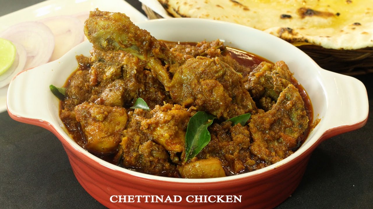 Chettinad Chicken Recipe | How to make Chicken Chettinad | South Indian Chicken Curry MadhurasRecipe