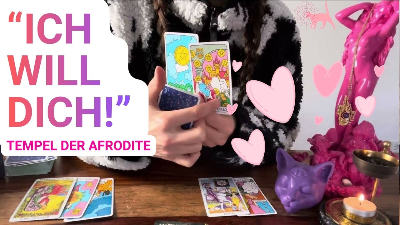 Was ihr füreinander fühlt | Tempel der Aphrodite Tarot-Legung: Selbstliebe & Anziehung, so süß