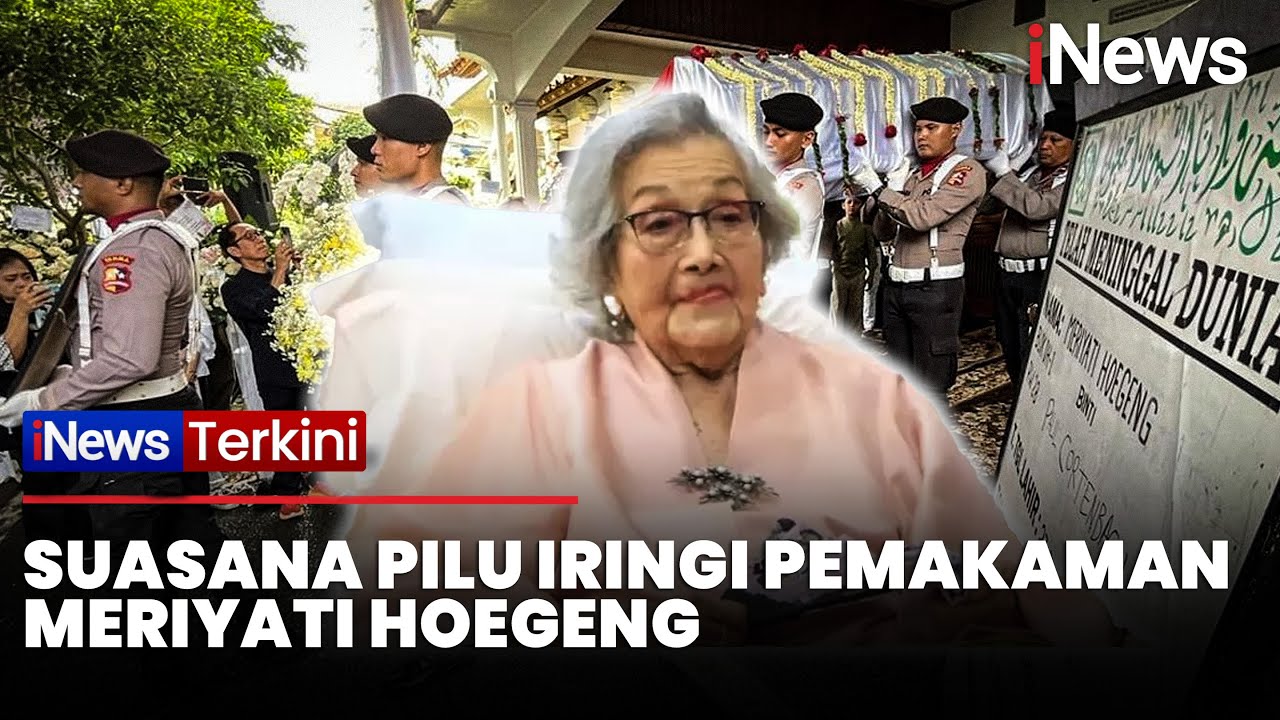 Suasana Pilu Iringi Pemakaman Eyang Meri, Istri Jenderal Hoegeng | iNews Terkini