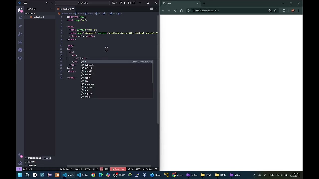 40 Nested List