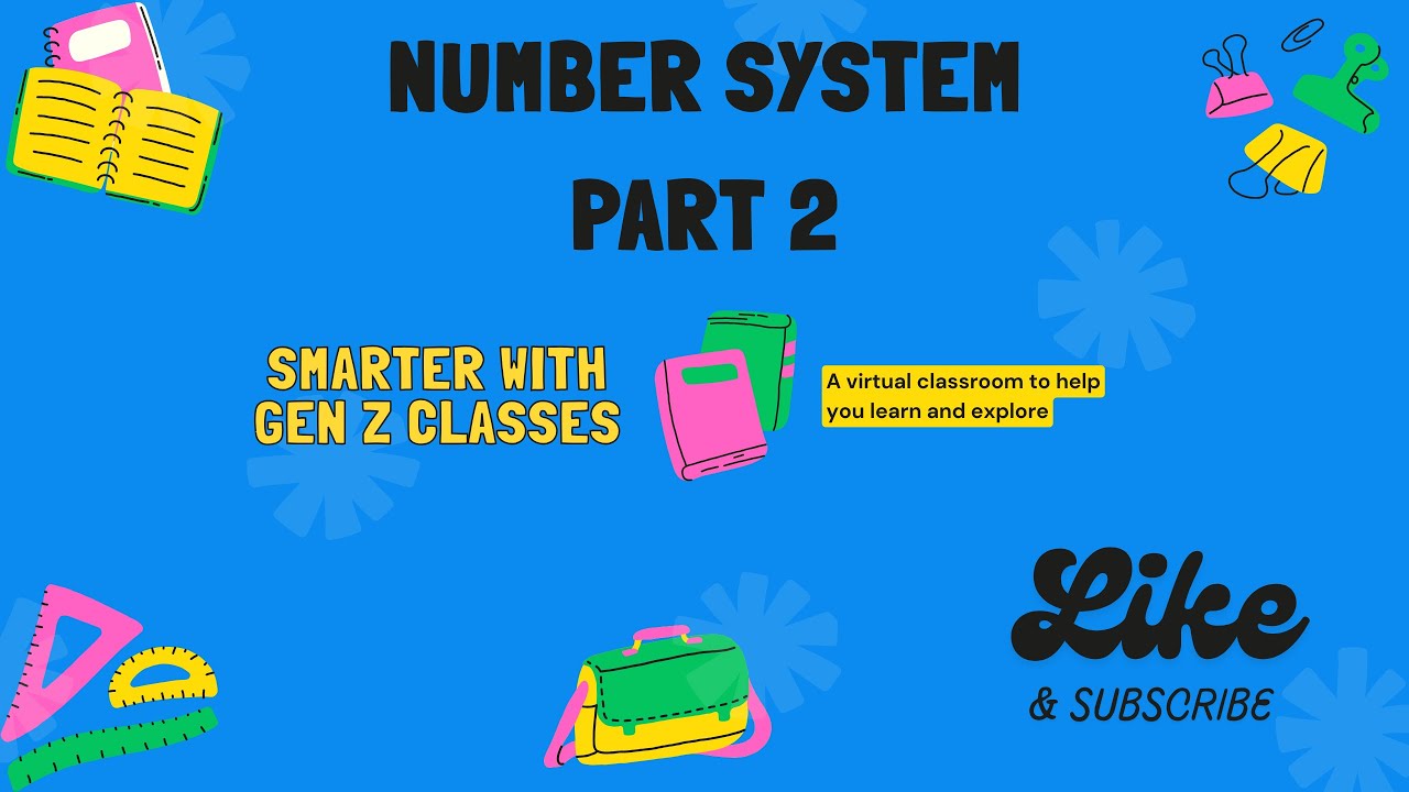 Mastering Number System  Live Class for Class 5 to 9 & Competitive Exams