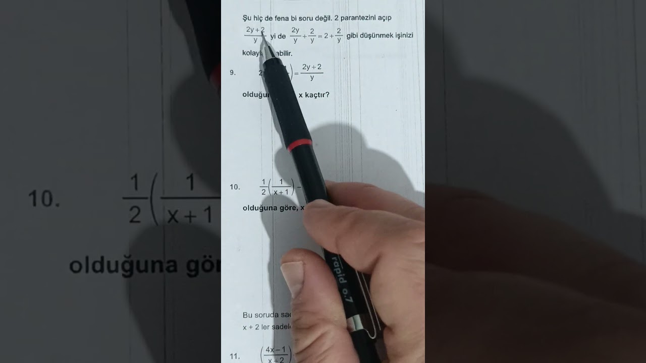 Antrenmanlarla matematik 1 20.gün 4.Antrenman