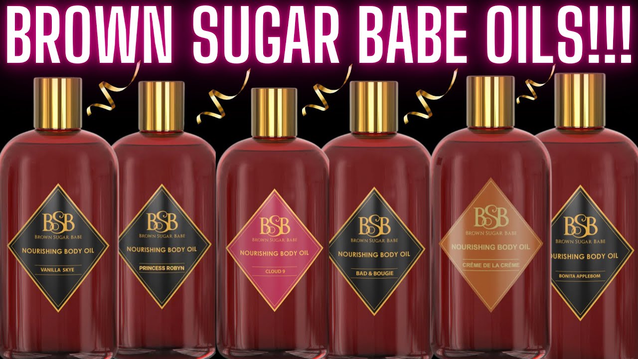 REVIEWING AND TRYING THE BROWN SUGAR BABE BODY OILS