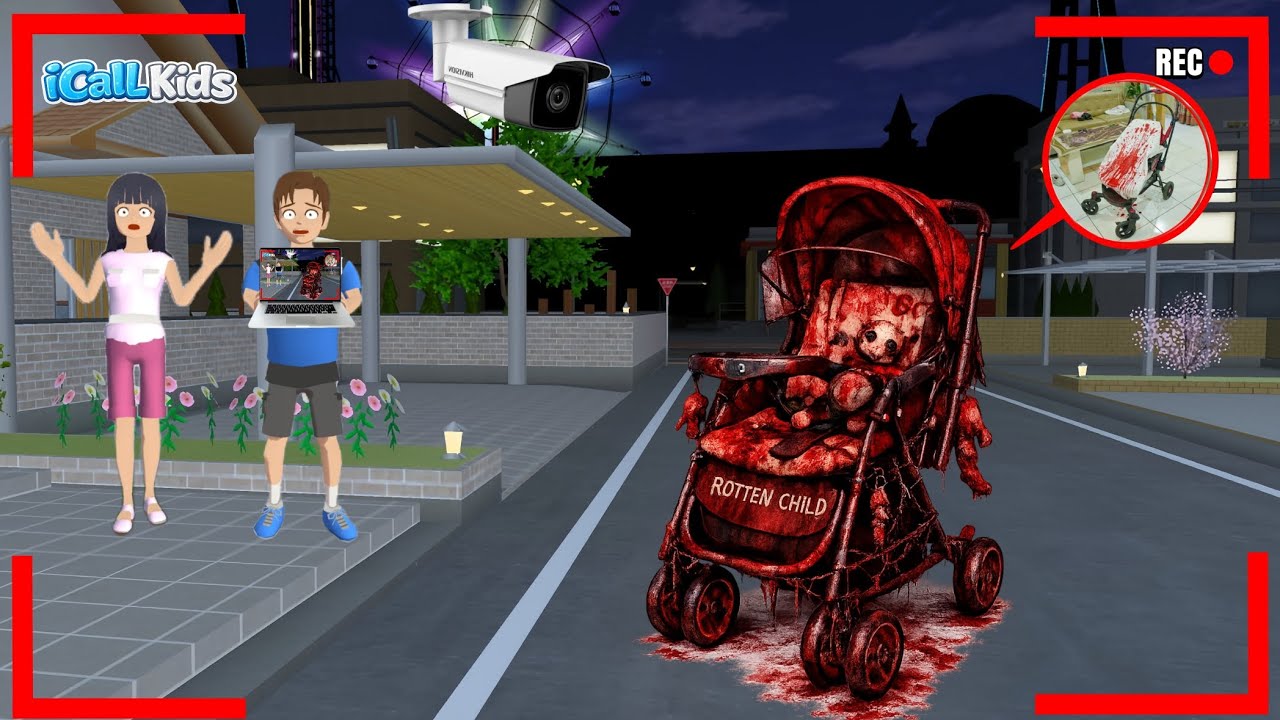 Yuta Mio Panik CCTV Merekam KERETA BAYI BERLUMURAN DARAH Menyerang Kota Sakura😱sakuraschoolsimulator