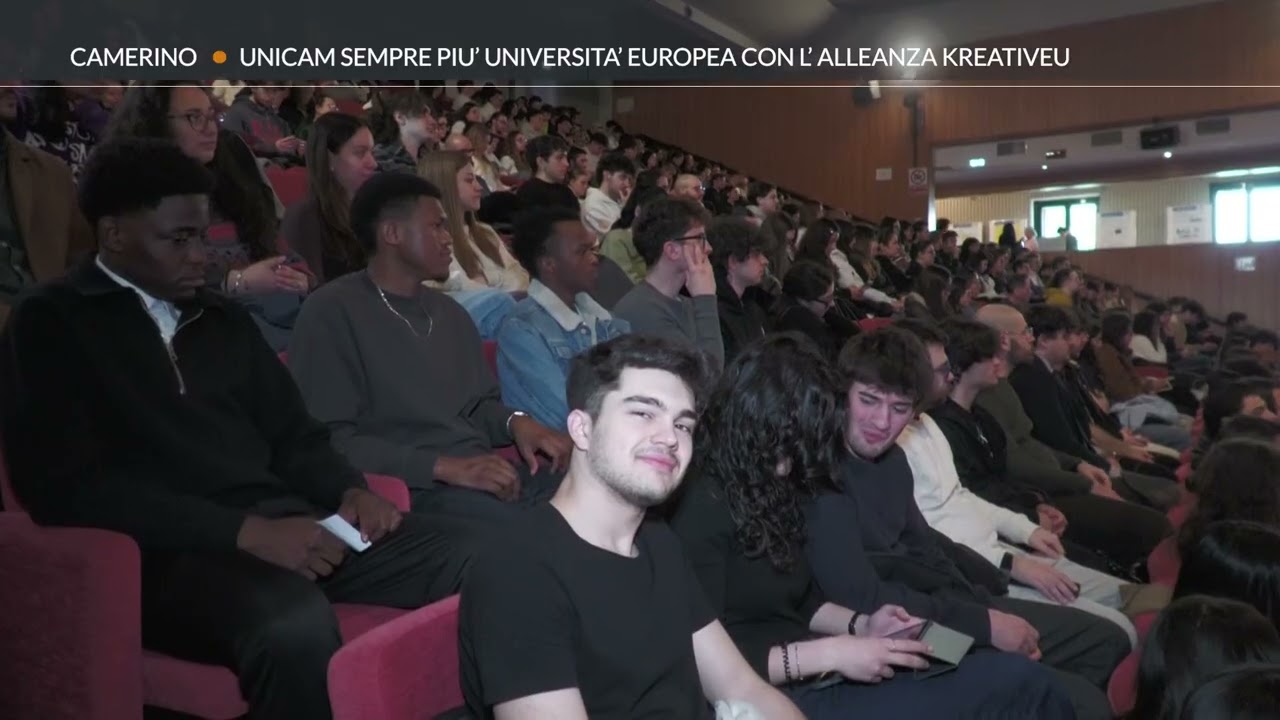 Roto TVRS  Camerino  Evento UNICAM KreativEU Info Day