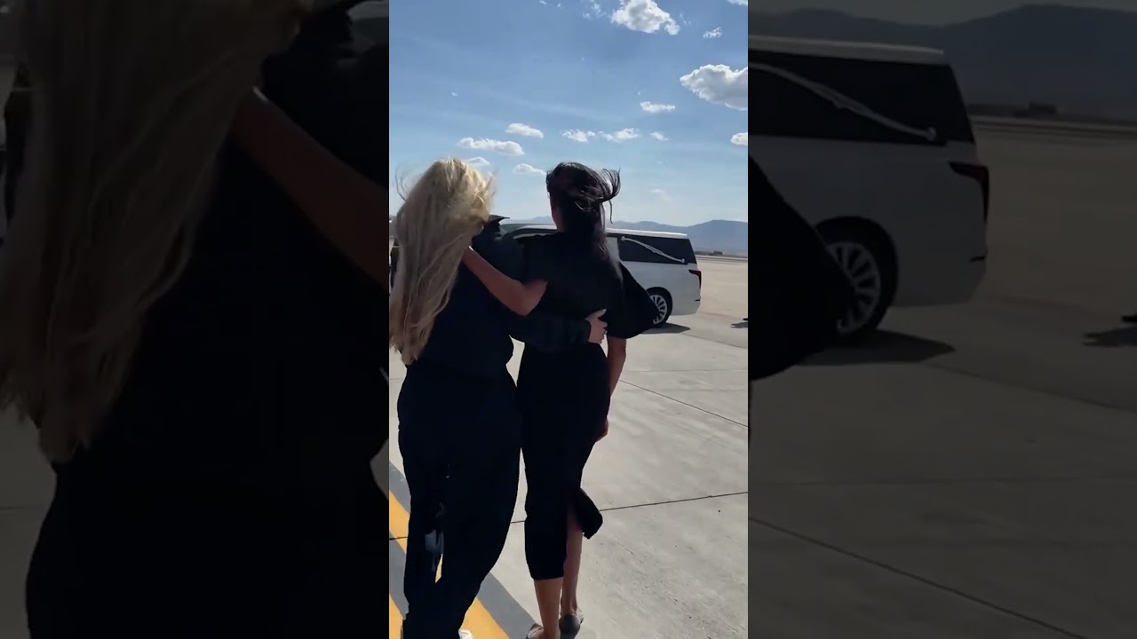Moment Charlie Kirk's body is returned home