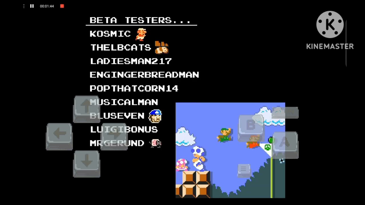 SMBTLL  Ending & Crédits  soundtracks creados por @LadiesMan217  y @AquaMIDI  SNES