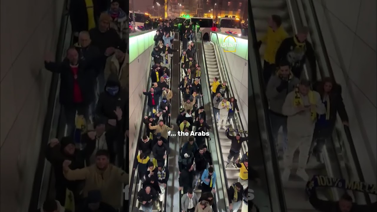 Anti-Arab hate chants by Maccabi Tel Aviv fans