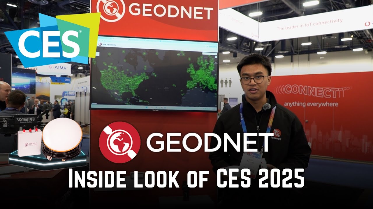 Geodnet Enhances Precision with RTK Technology - Inside Look at CES 2025