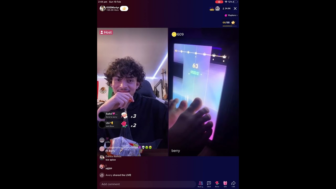 Sergio and berry on live