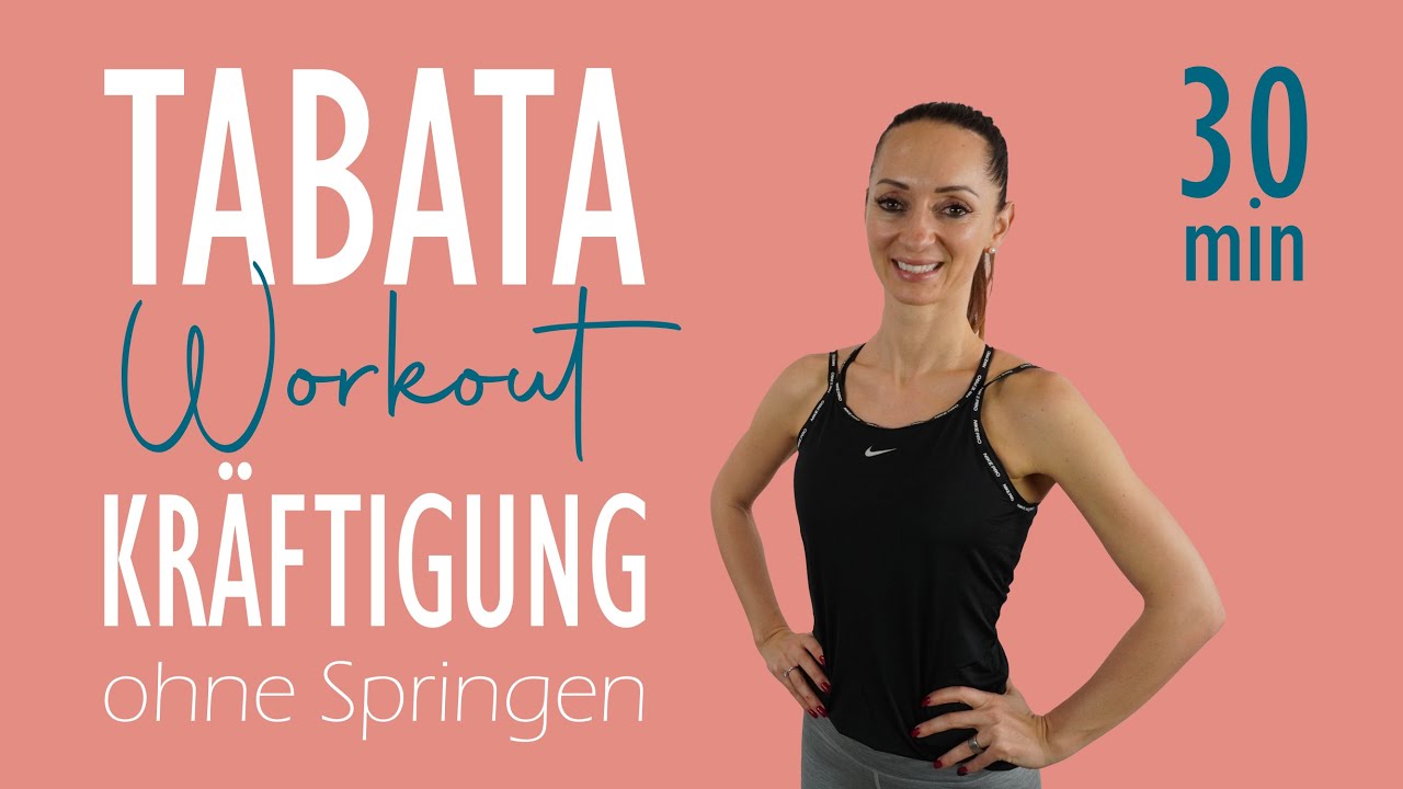 TABATA KRÄFTIGUNG WORKOUT ohne SPRINGEN / super machbar