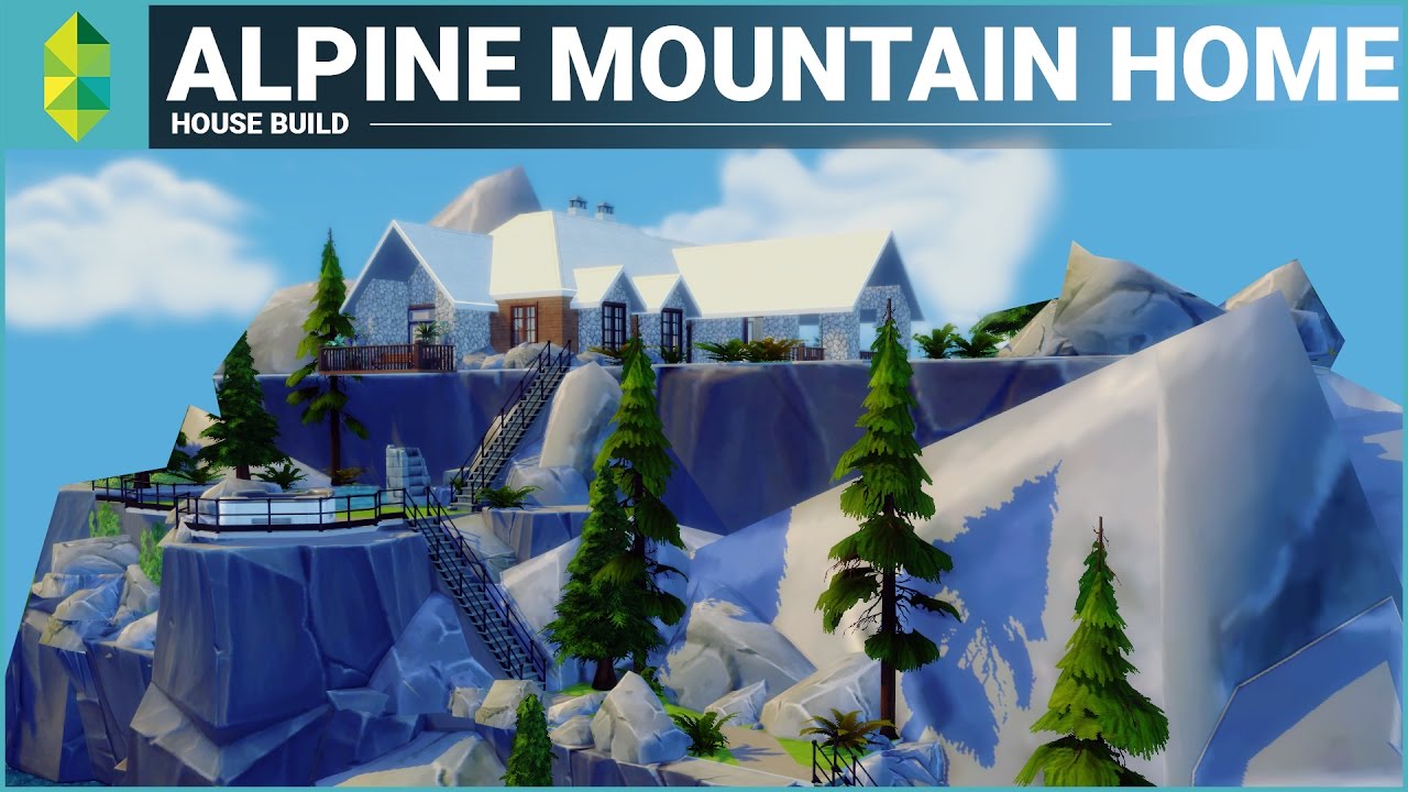 The Sims 4 House Building - Alpine Mountain Home