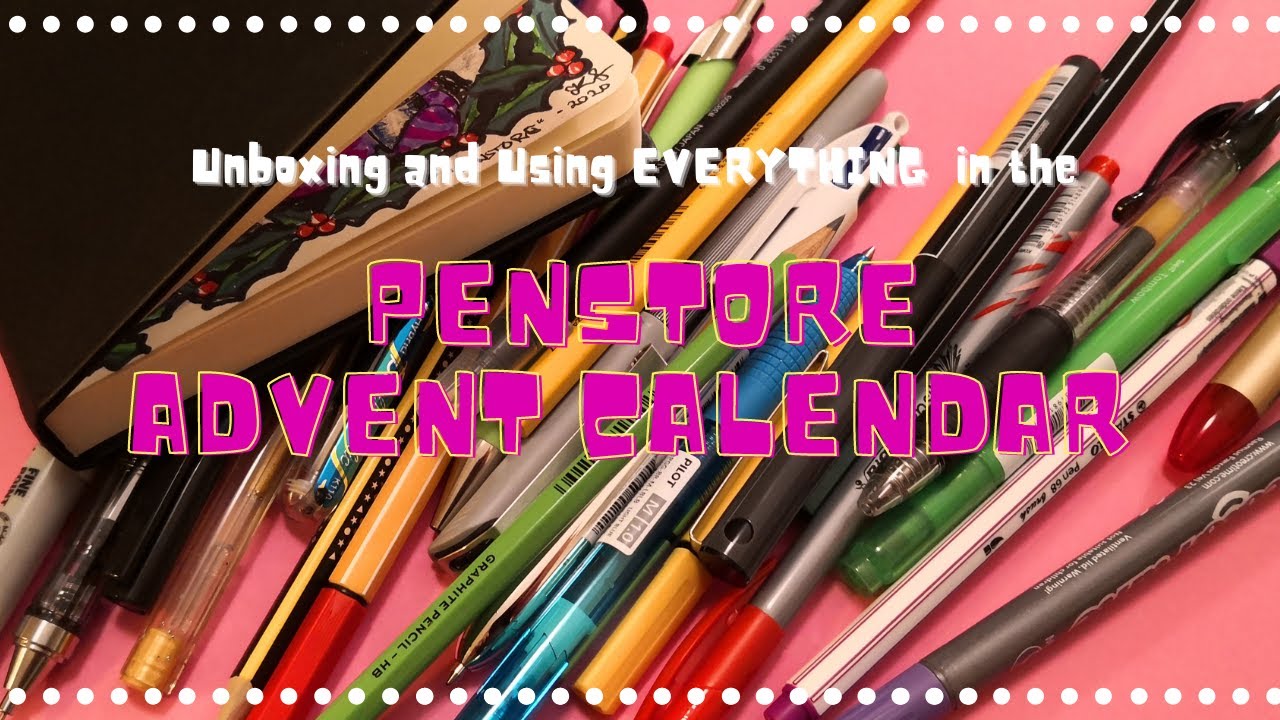 E19: I Try Using EVERYTHING in the PENSTORE Advent Calendar to make ONE artwork